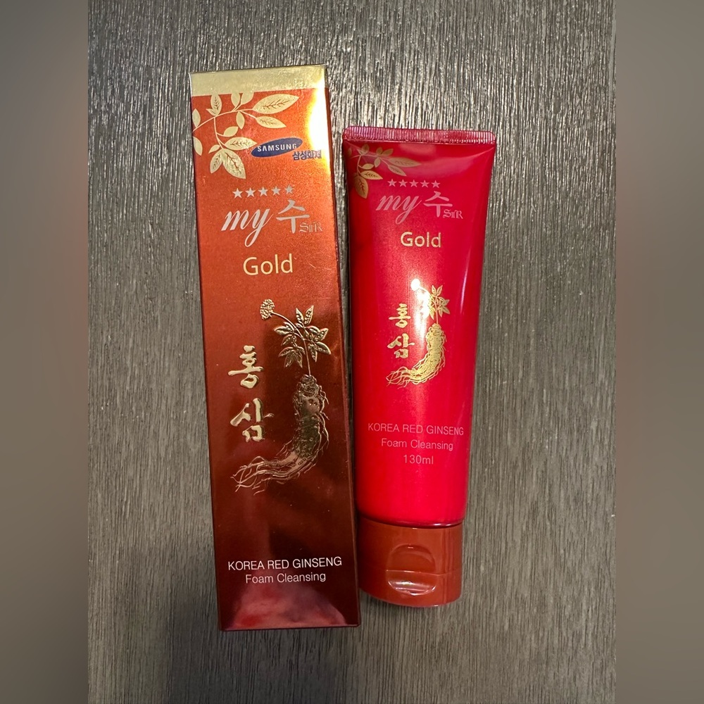 MYJIN GOLD Red Ginseng Foam Cleanser 130ml Foam Cleansing K-Beauty